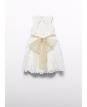 Vestito organza ricamato