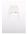 Cardigan tricot onde