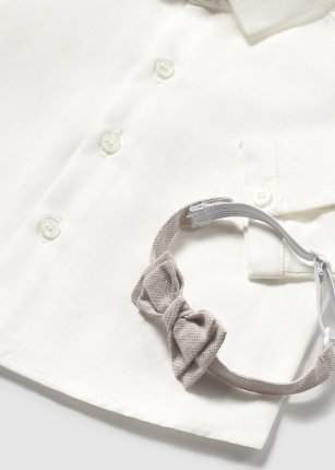 Camicia manica lunga papillon neonato