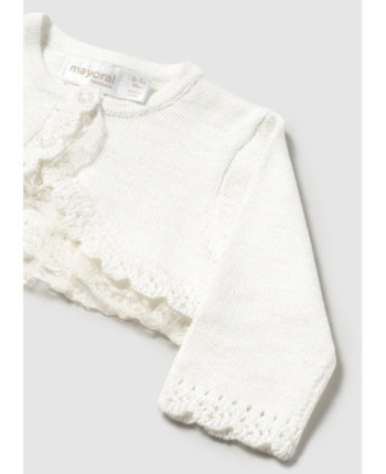 Cardigan tricot cerimonia neonata