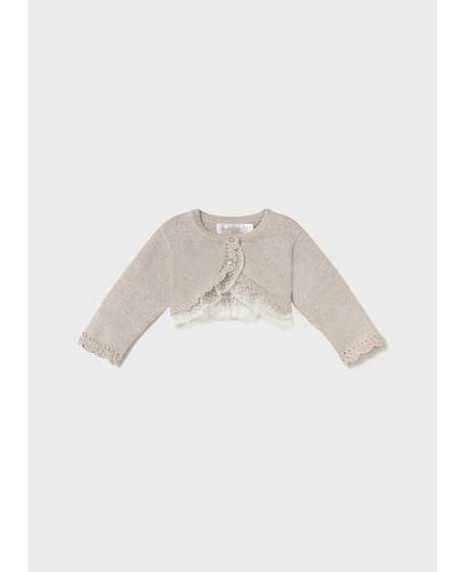 Cardigan tricot cerimonia neonata