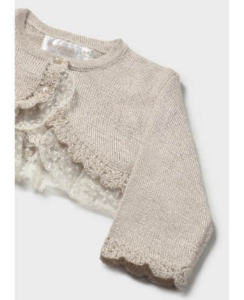 Cardigan tricot cerimonia neonata