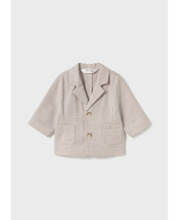 Giacca elegante lino neonato
