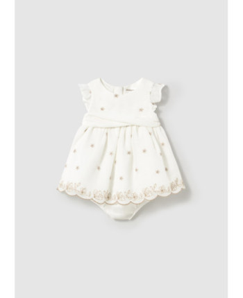 Vestito con copri pannolino cerimonia neonata