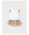 Completo gonna tulle e maglietta neonata