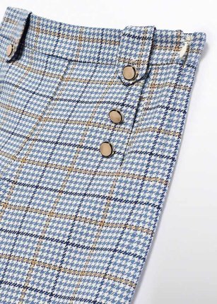 Pantalone Culotte Quadri Bambina