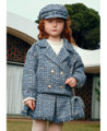 Giacca Tweed Doppio Petto Bambina