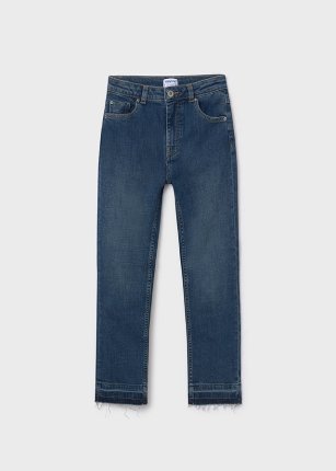 Jeans a zampa ragazza