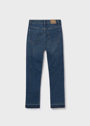 Jeans a zampa ragazza