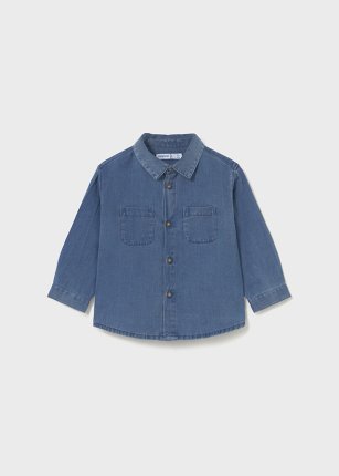 Camicia denim neonato