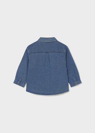 Camicia denim neonato