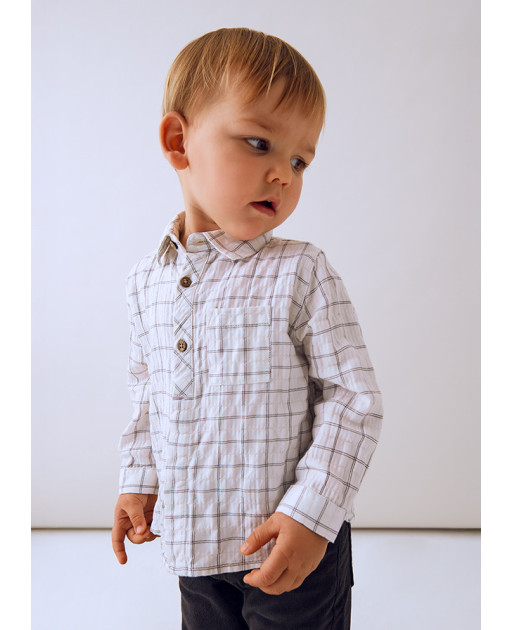 Camicia quadri neonato
