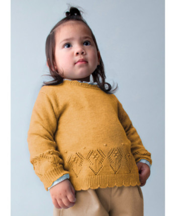 Maglione trafori neonata