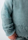 Maglione trafori neonata