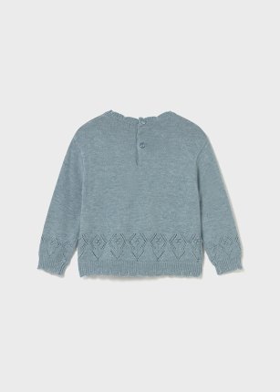 Maglione trafori neonata