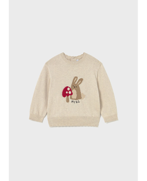 Maglione animal jacquard neonata