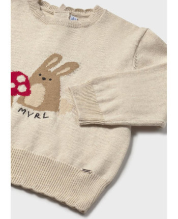 Maglione animal jacquard neonata