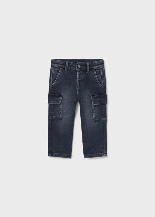 Pantalone lungo cargo neonato