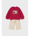Completo pantalone e maglione neonata