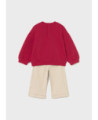 Completo pantalone e maglione neonata