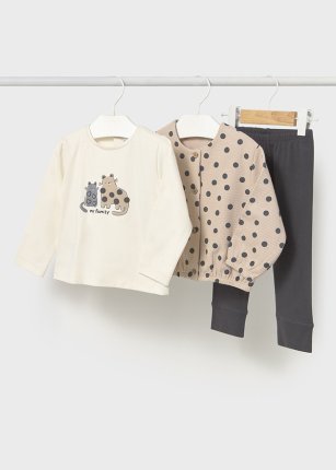Completo 3 pezzi pois neonata
