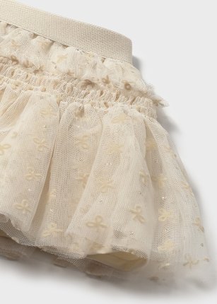 Gonna tulle pois neonata