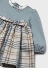 Vestito quadri combined neonata