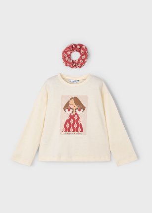 Maglietta con elastico bambina