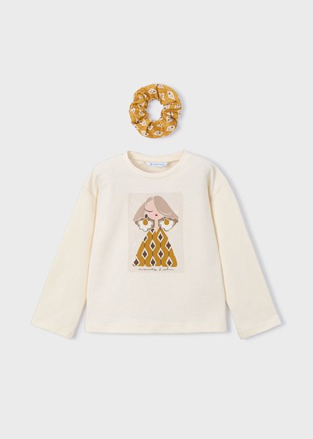 Maglietta con elastico bambina