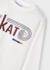 Maglietta scritte skate bambino