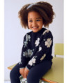 Maglione jacquard bambina