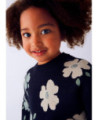 Maglione jacquard bambina