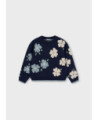 Maglione jacquard bambina