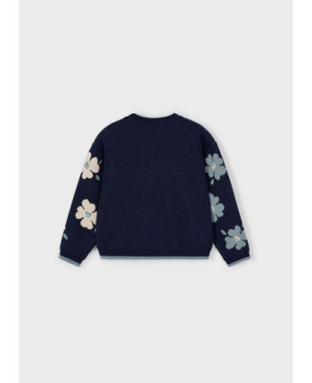 Maglione jacquard bambina
