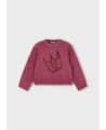 Maglione ricamo lustrini bambina