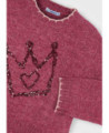 Maglione ricamo lustrini bambina