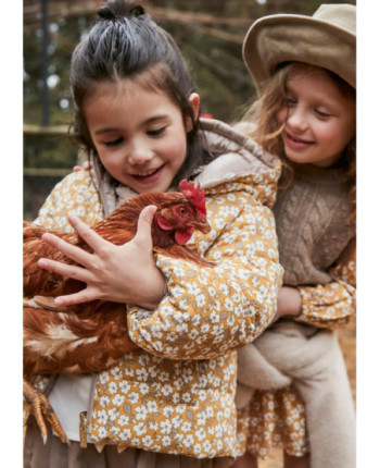 Giaccone reversibile imbottito bambina