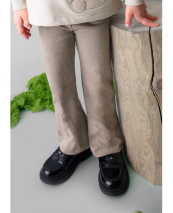 Completo leggings e felpa ricamo bambina