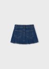 Gonna jeans pieghe bambina