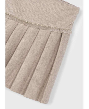 Gonna pantalone plissettata bambina
