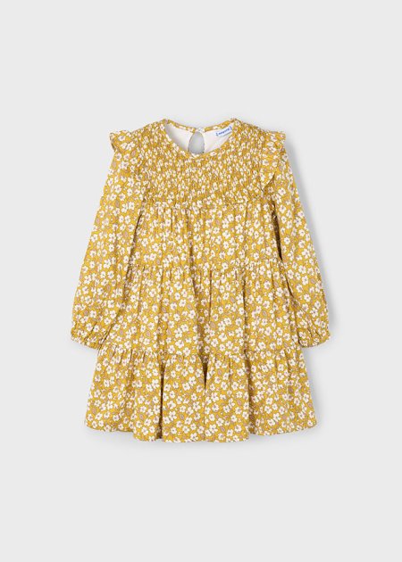 Vestito viyella stampa bambina