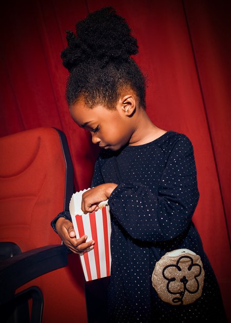 Vestito felpa con borsa bambina