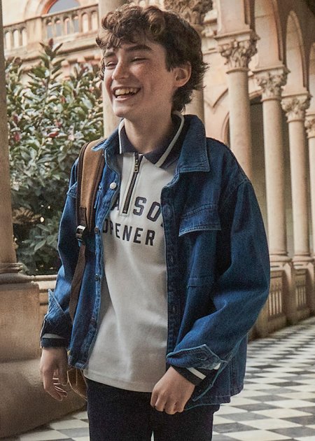 Overshirt jeans ragazzo