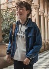 Overshirt jeans ragazzo