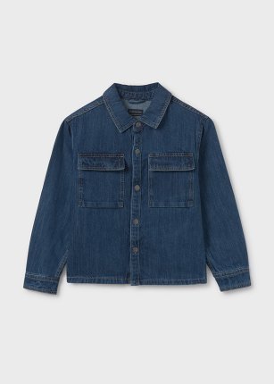 Overshirt jeans ragazzo