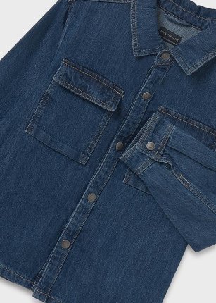 Overshirt jeans ragazzo