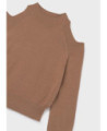 Maglione apertura spalle ragazza