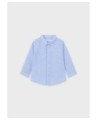 Camicia m/l lino basica
