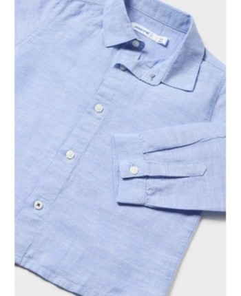 Camicia m/l lino basica
