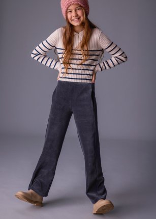 Pantalone velluto a costine ragazza